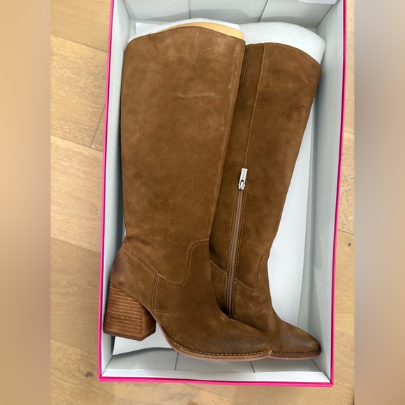 Vince Camuto Women's Leila Knee High Boot Brown - Picture 2 of 12